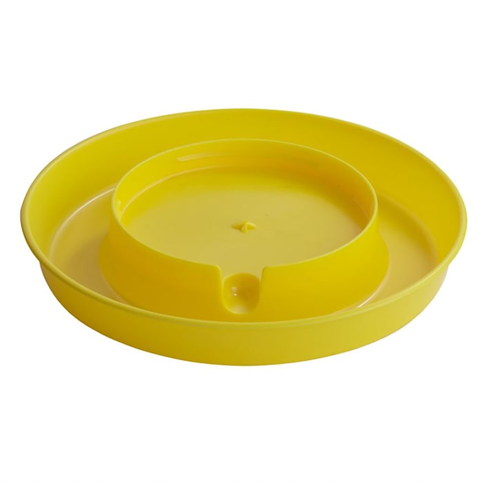 LITTLE GIANT SCREW-ON POULTRY WATERER BASE YELLOW 1 GALLON