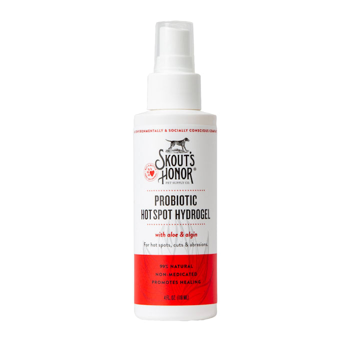 Skout's Honor Probiotic Hot Spot Hydrogel for Dogs & Cats - 4 oz - Natural Hot Spot Treatment