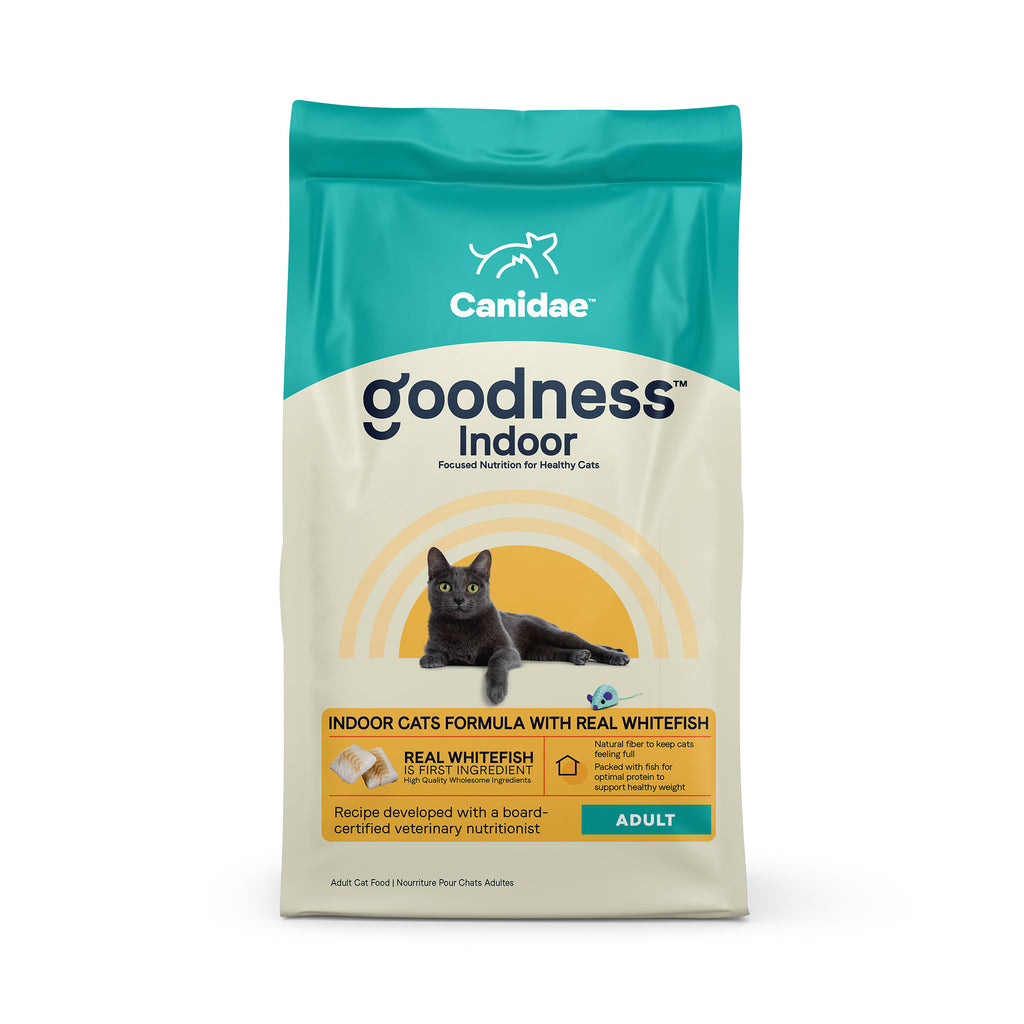 Canidae Goodness Indoor Cat Food - Whitefish - 5 lb Bag - Premium Adult Dry Food