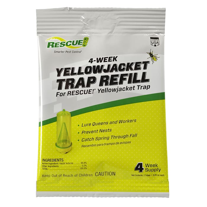 RESCUE! Outdoor Yellow Jacket Attractant Trap Refill  4 W...