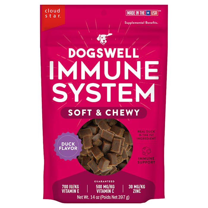 Dogswell Immune System Soft & Chewy Duck Dog Treats, 14 oz.