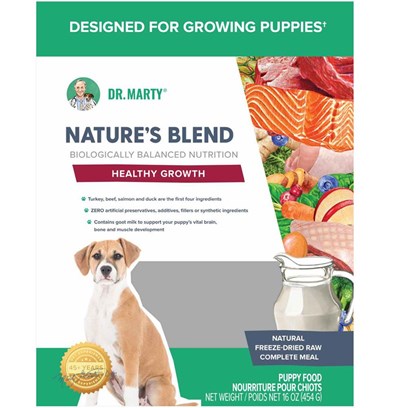 Dr. Marty Nature's Blend Healthy Growth Puppy Food - Freeze Dried Raw, 48 oz