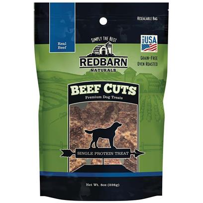 Redbarn Dog Treats - Beef Cuts, 8 oz - All Natural, High Protein