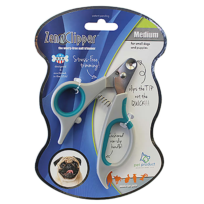Zen Clipper #4 Gray - Pet Nail Clipper for Dogs & Cats - Safer Grooming