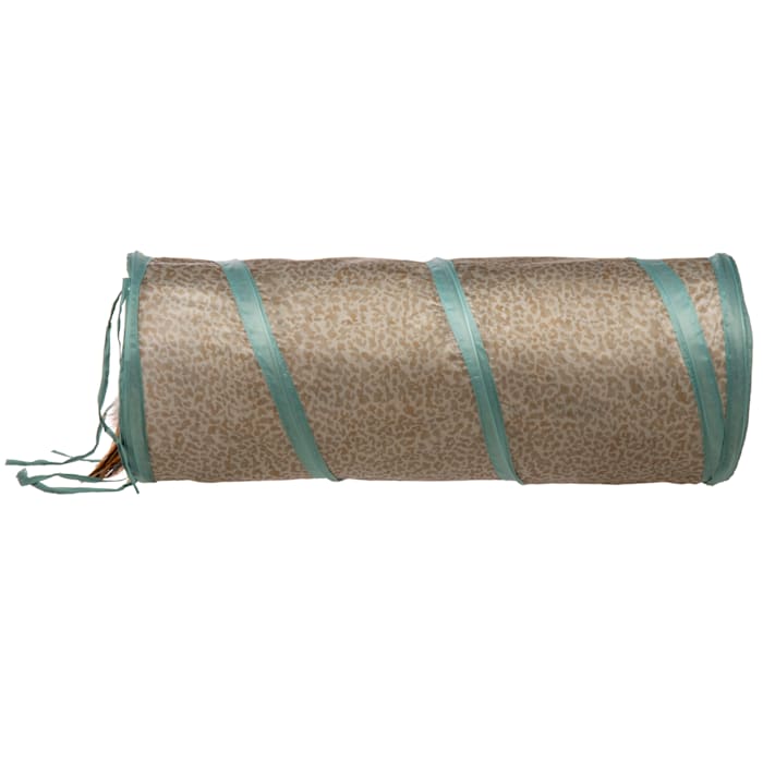 SmartyKat Instincts Twinkle Tube Cat Toy - Electronic Light & Crinkle Tunnel with Feather