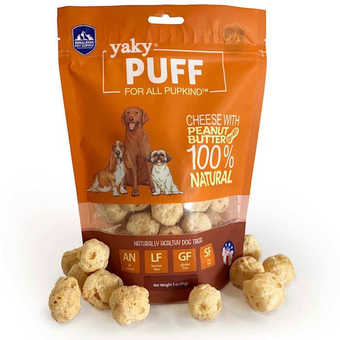 Himalayan Dog Chew yakyPUFF Peanut Butter Flavor Dog Treats, 2oz bag