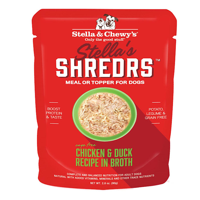 Stella & Chewy's Shredrs Cage Free Chicken & Duck Recipe ...