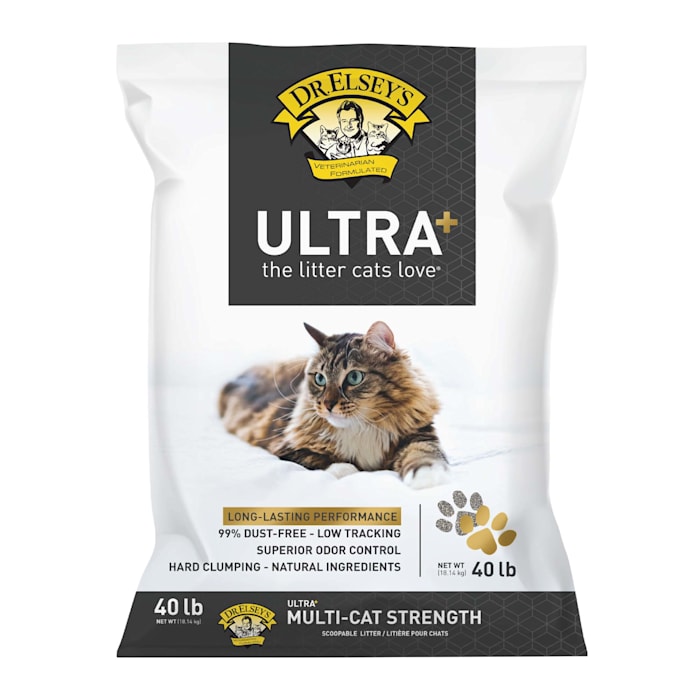 Dr. Elsey's Precious Cat Unscented Ultra+ Cat Litter, 40 ...