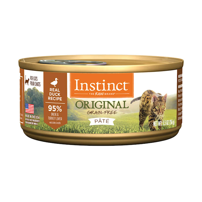 Nature's Variety Instinct Original Duck Pate Wet Cat Food, Grain-Free, 5.5 oz Can