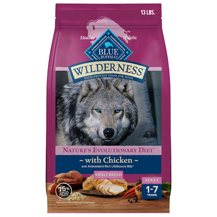 Blue Buffalo Wilderness Small Breed Adult Chicken & Wholesome Grains 13lb