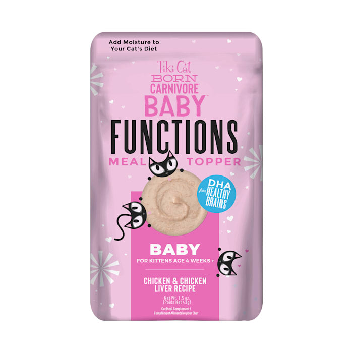 Tiki Cat Born Carnivore Functional Topper Baby Wet Recipe...