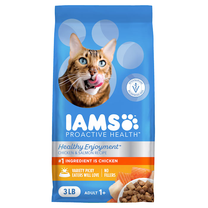 Iams Proactive Health Chicken And Salmon Dry Cat Food  3 ...