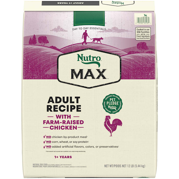 Nutro Max Adult Recipe Dry Dog Food With Farm Raised Chic...
