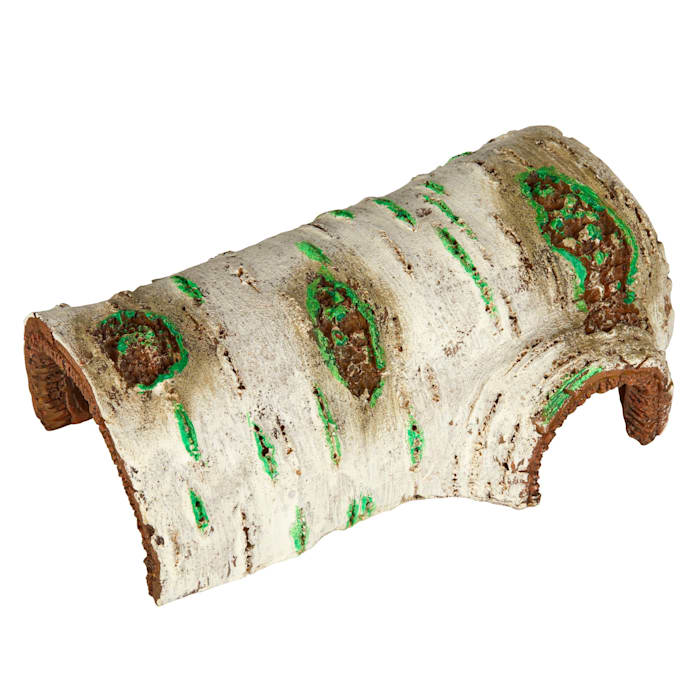 Zilla Rapid Sense Decor Poplar Log - Medium UV Detecting Reptile Terrarium Hideout