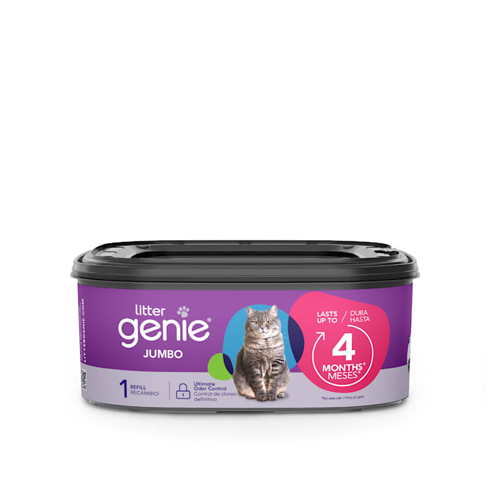 Litter Genie Jumbo Refill - Ultimate Cat Litter Odor Control Waste Disposal Bags