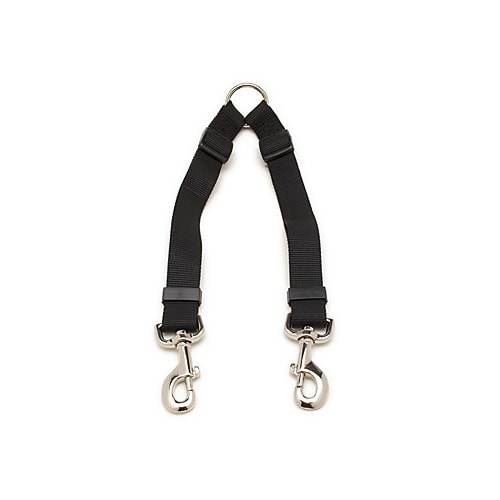 Petmate Aspen Pet Take Two Adjustable Dog Coupler - Black - 1" x 24-36"
