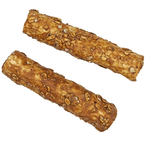 Nothin' To Hide Granola Roll Dog Chew, 5 inch, 2 Pack - Collagen Based, Highly Digestible