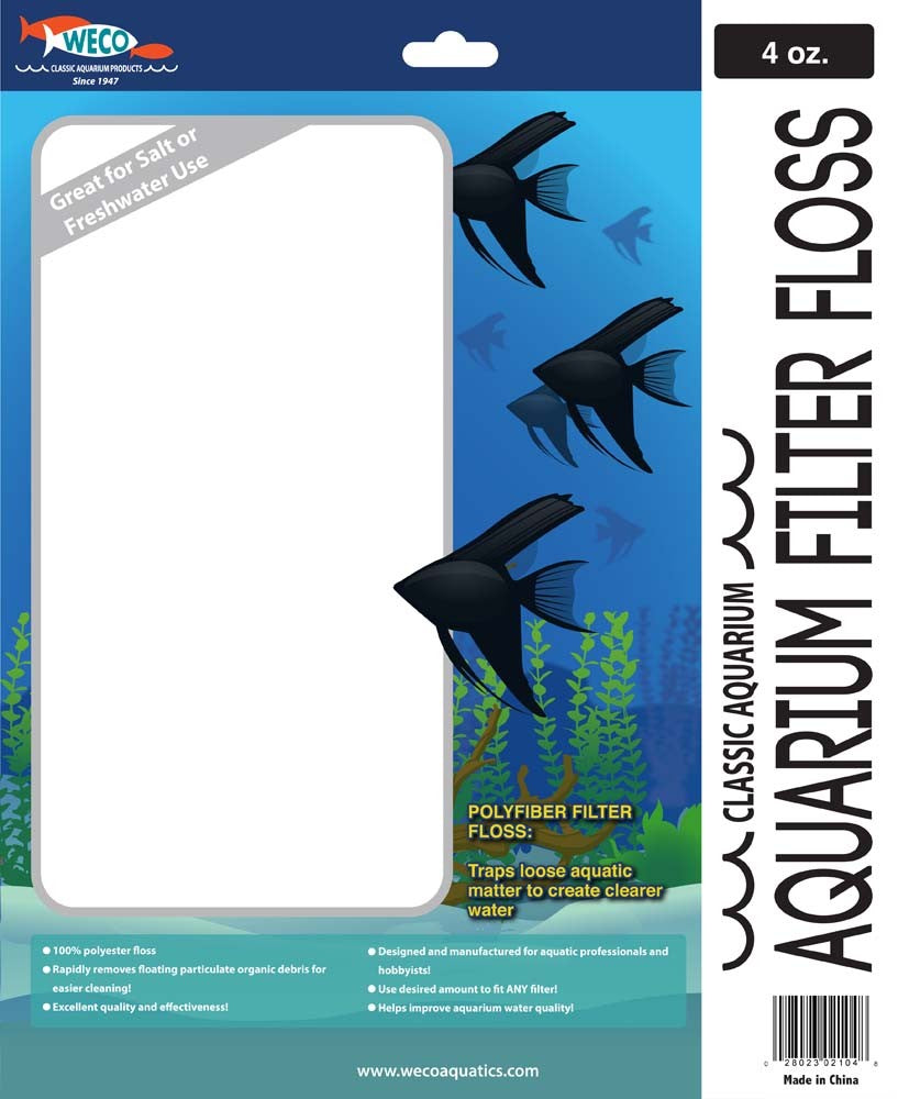Weco Aquarium Filter Floss 4oz