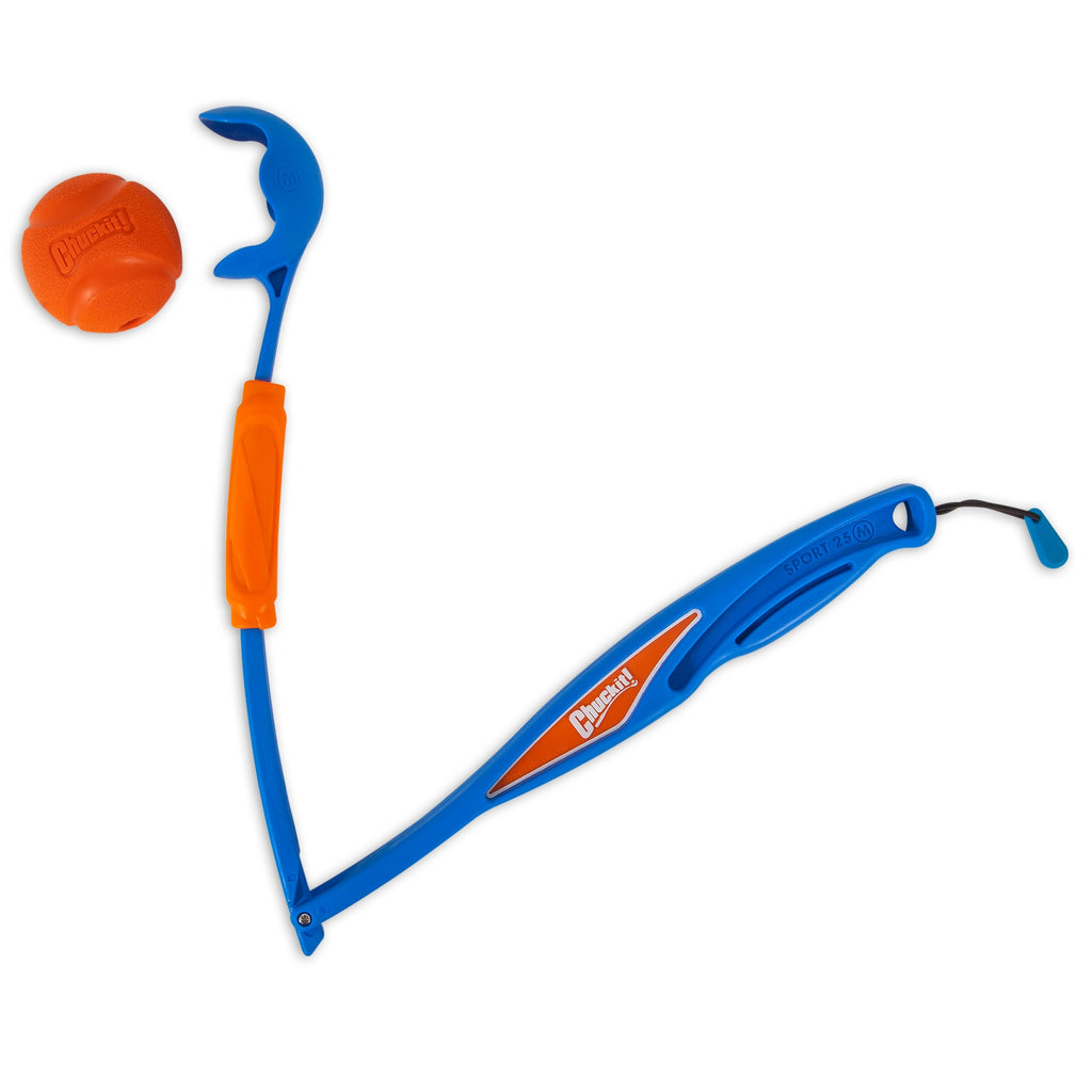 Chuckit! Fetch & Fold 25M Ball Launcher Dog Toy  25  Hand...