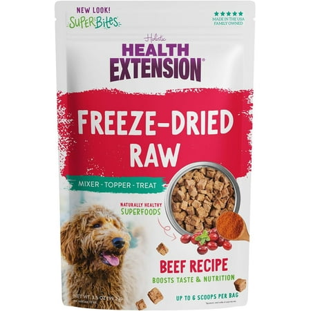 Health Extension Super Bites Freeze-dried Raw Beef Recipe...