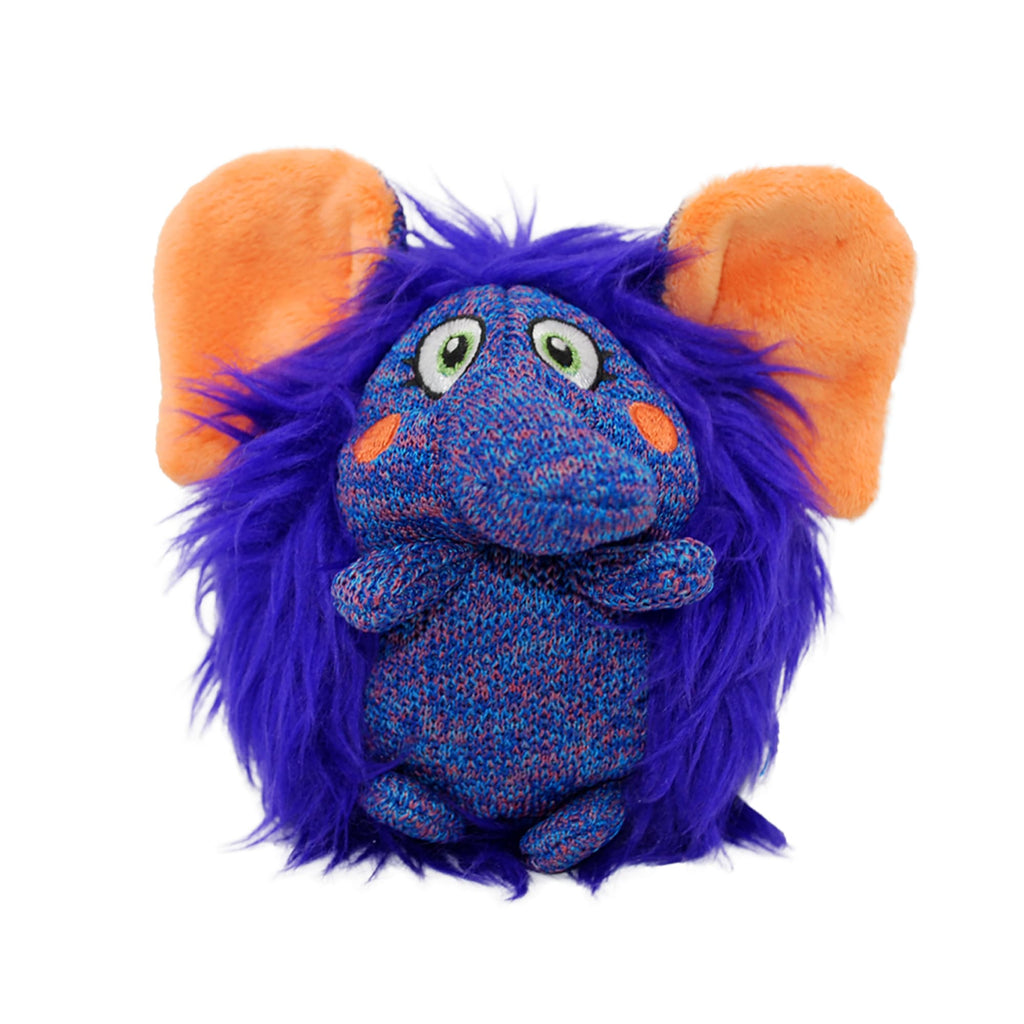 KONG Zigwigz Elephant Dog Toy - Medium Squeaky Plush