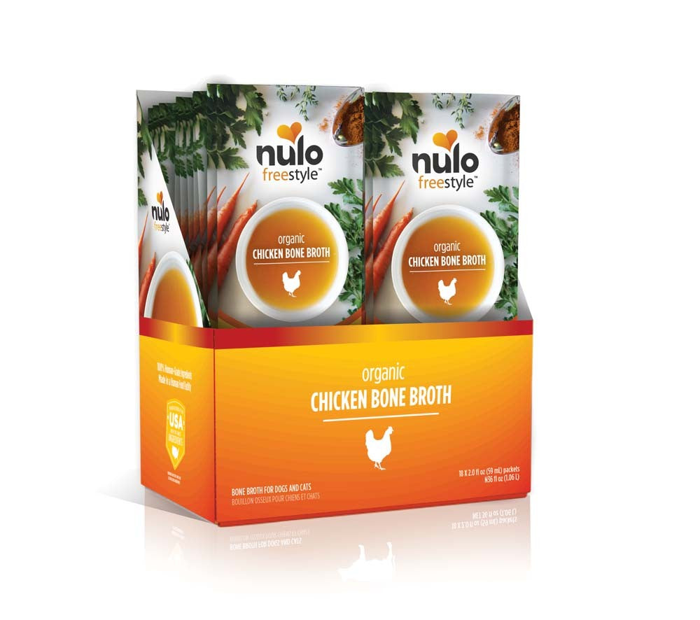 Nulo FreeStyle Organic Chicken Bone Broth 24pk/2oz