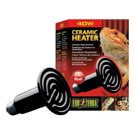 Exo Terra Ceramic Heater - 40W - Reptile Heat Lamp - PT2044