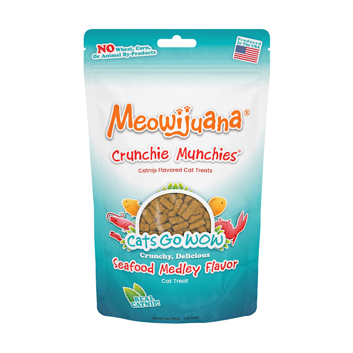 Meowijuana Crunchie Munchie (Seafood Medley) [3 oz]