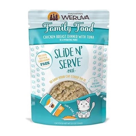 Weruva Cat Pates Family Food Chicken Breast Dinner with T...