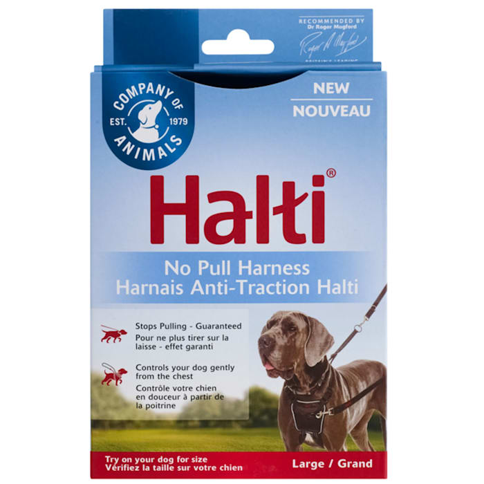 Halti No Pull Dog Harness - Large - Black - Stop Leash Pulling