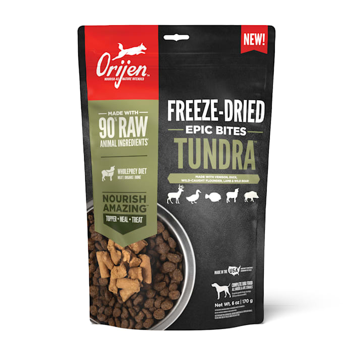 ORIJEN TUNDRA Freeze Dried Grain Free Dog Food and Topper...