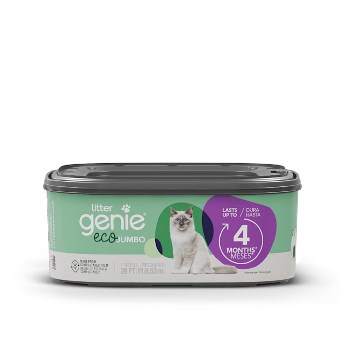 Litter Genie Eco Jumbo Refill - Compostable Cat Litter Waste Disposal Bags
