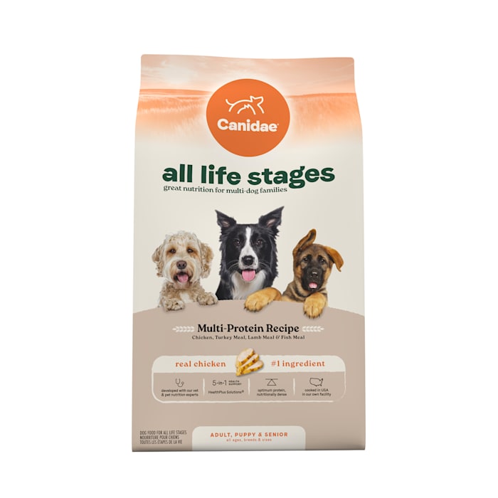 Canidae All Life Stages Multi-Protein Recipe Dog Food - Chicken, Turkey, Lamb & Fish - All Ages & Breeds - 5 lbs