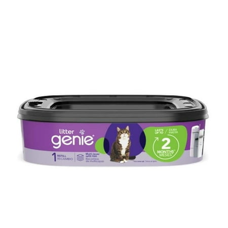 Litter Genie Plus Refill - Cat Litter Pail Disposal System - Standard 1 Pack