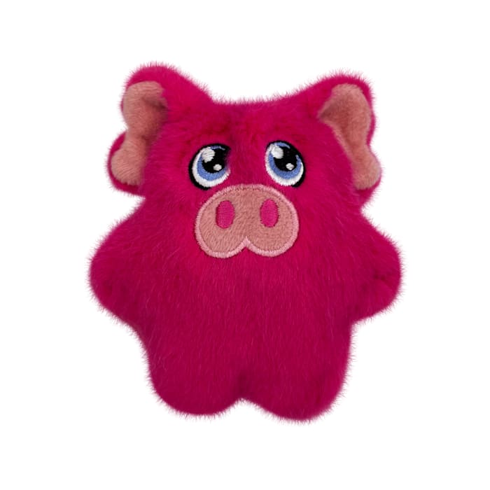 KONG Snuzzles Kiddos Mini Pig Dog Toy - XS Squeaky Plush Comfort Toy