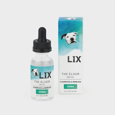 LIX The Elixir CBD Oil for Dogs - 250mg, 1oz - Flavorless & Odorless Supplement