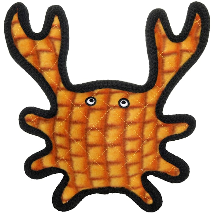 Tuffy Medium Crab Orange, Dog Toy