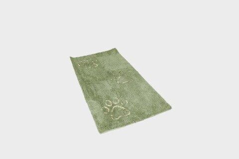 Dog Gone Smart Dirty Dog Doormat Runner - Sage - 60 x 30 inches - Absorbent Mud Mat