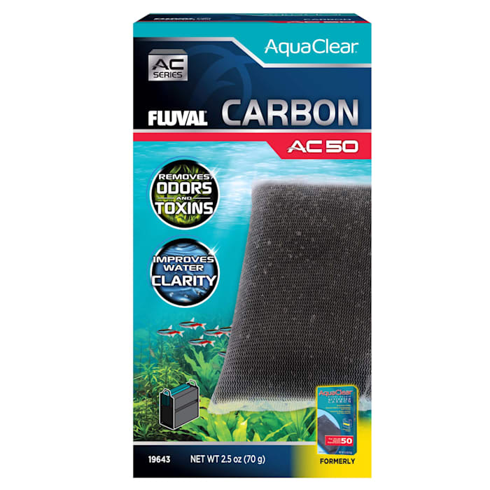 Fluval AC50 Active Carbon Insert - Aquarium Filter Media - 2.5oz (70g) - 1 Pack