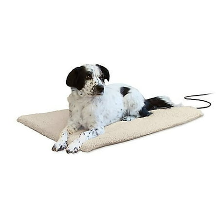 K&H Pet Creative Solutions Ortho Heat Pet Bed - Large, Tan - 25" x 36" - 60 Watts