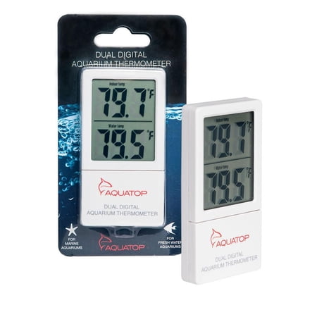 AQUATOP DTG-25 External Digital Thermometer with Dual Tem...