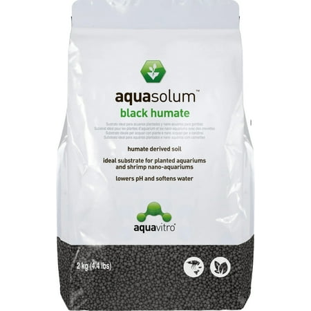 Seachem Aquavitro Aquasolum Black Humate - Planted Aquarium Substrate - 8.8 lbs / 4 kg