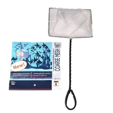 Weco Classic Coarse Mesh Aquarium Net - 8 Inch Fish Net with Standard Handle