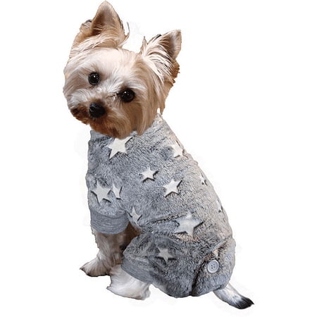 Shiny Star Pj s Grey  Large