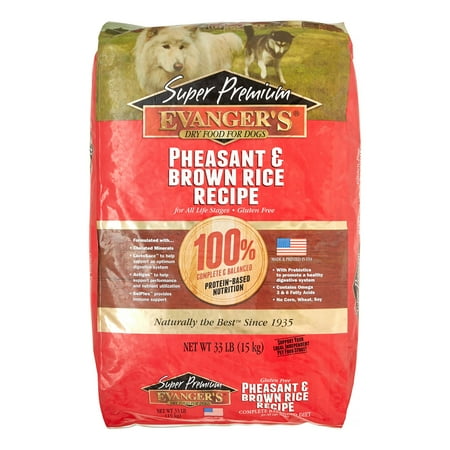 Evanger's Super Premium Pheasant & Brown Rice Dry Dog Foo...