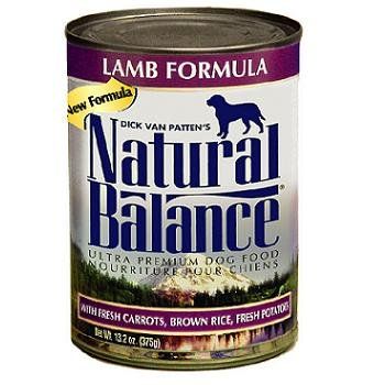 Natural Balance Ultra Premium Lamb Formula Canned Dog Food, 13 oz