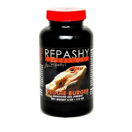 Repashy Veggie Burger - Omnivore Gel Premix - 6 oz (170g) - Plant-Based Reptile Food