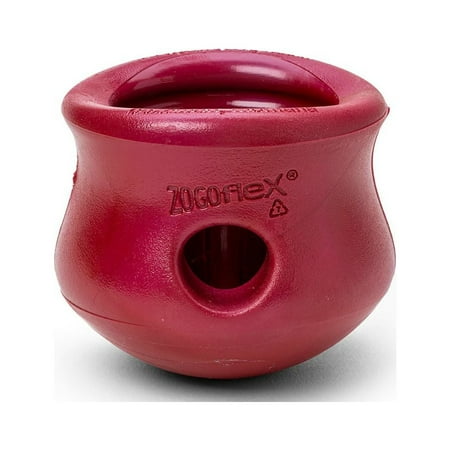 West Paw Zogoflex Toppl Large Ruby Dog Toy