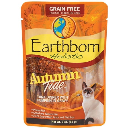 Earthborn Holistic Autumn Tide Grain Free Moist Cat Food,...