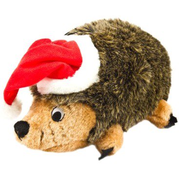 Outward Hound Holiday Hedgehogz Dog Plush Toy